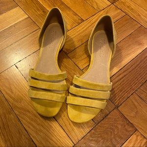 Madewell yellow Sandals